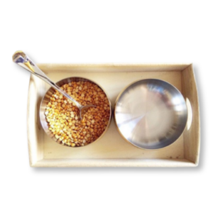 Spooning of Grains