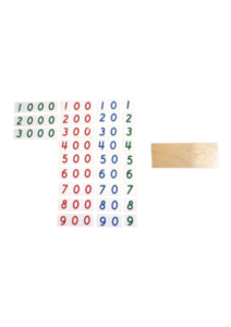 Small Number Cards 1 to 3000