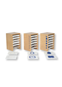 Geometry Form Cards with Cabinet