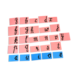 Sandpaper Letters (Cursive)